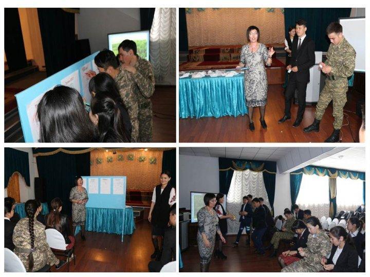 2017 жылдың 13 сәуір күні «Мектеп бітіруші түлектерді мемлекеттік қорытынды аттестациялауға дайындау» атты аудандық семинар болып өтті.