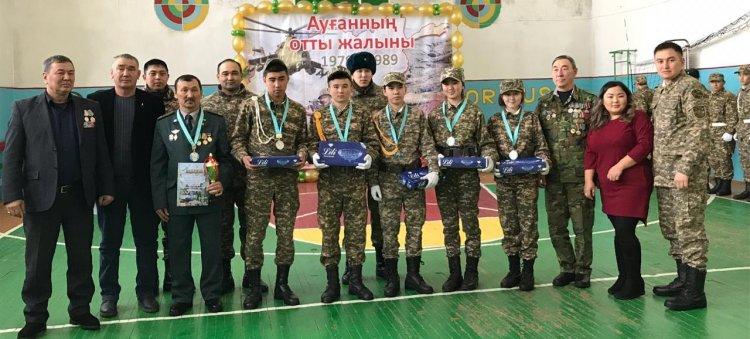 Аудан мектептері арасындағы әскери –патриоттық сайыс