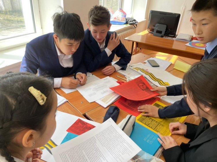 «Қазақстандықтардың Ұлы Отан соғысы шайқастарына қатысуы» тақырыбында ашық сабақ