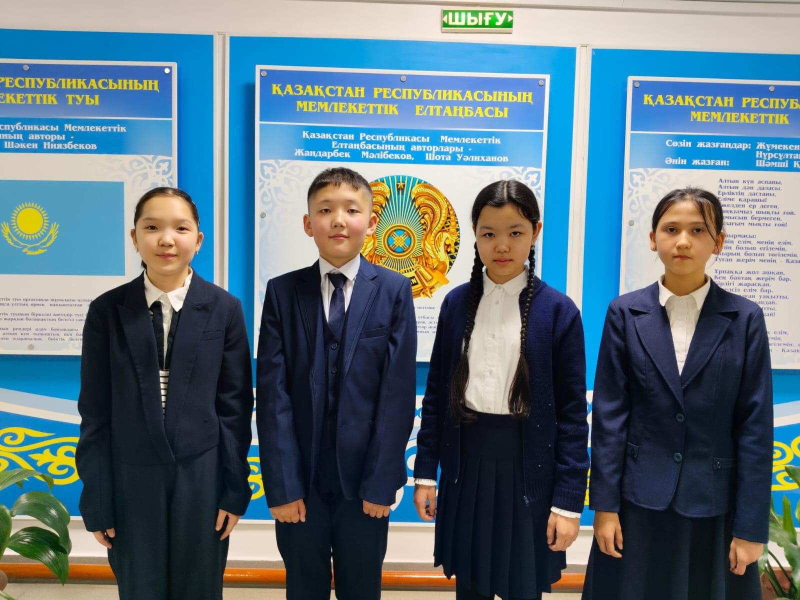 6- сынып оқушыларына арналған жалпы білім беретін пәндер бойынша Республикалық олимпиаданың аудандық кезеңіне қатысқан оқушыларымыз төмендегдей нәтиже көрсетті: