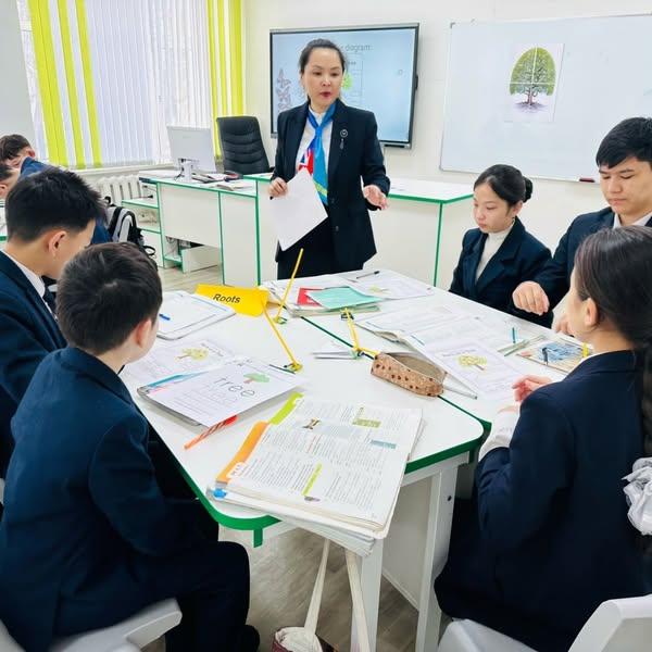 Апталық аясында ағылшын тілі пәні мұғалімі Баяндинова Гульнур Нурлановна 8 «Г» сыныбында "Across curriculum.Tree parts and functions"