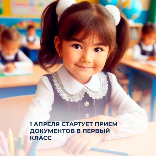 1 апреля стартует прием документов в первый класс
